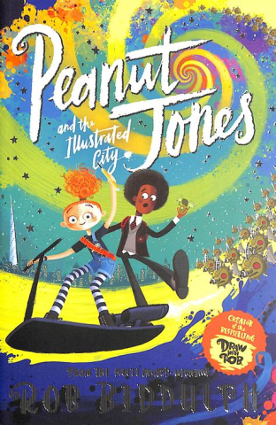 Peanut Jones and the Illustrated City, book cover.