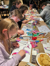 Children colouring